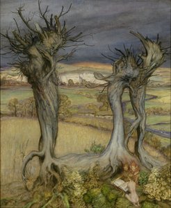 Near Amberley by Arthur Rackham